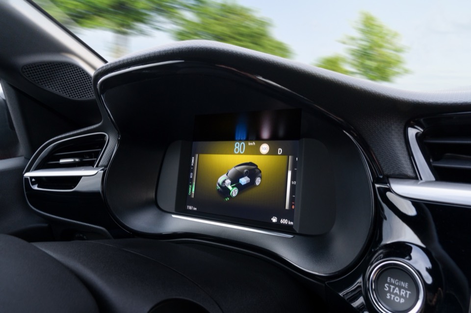 Cuadro de instrumentos digital del Opel Corsa híbrido